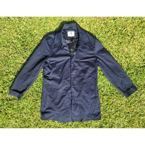 Daily Paper Blue Button Coat w/pockets Size Medium - Picture 1 of 10